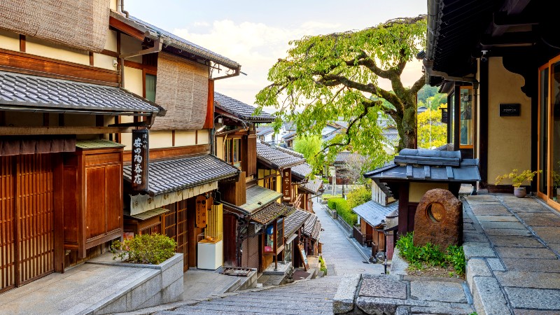 Tradisjonell gate i Kyoto