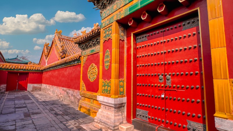 palassvegg og detaljer