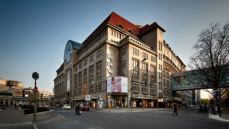 Gaten Kurf�rstendamm med varehuset KaDeWe