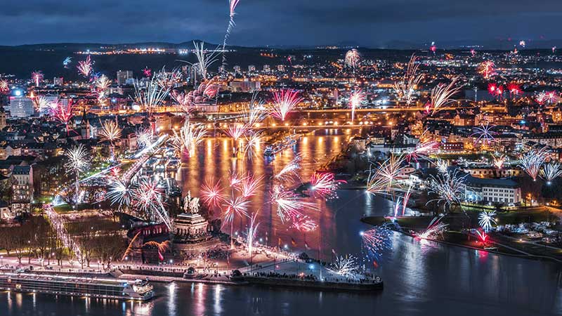 Fyrverkeri i Koblenz