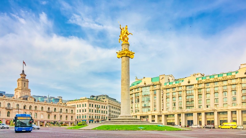 Frihetsplassen i Tbilisi