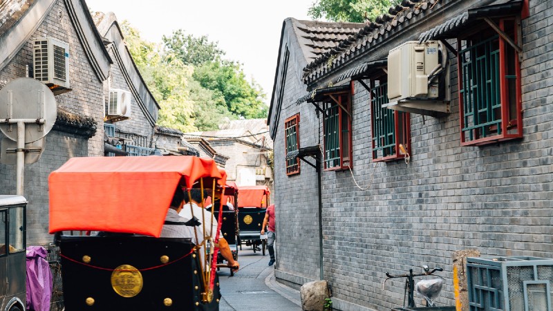 sykkeldrosjer i fargerike farger