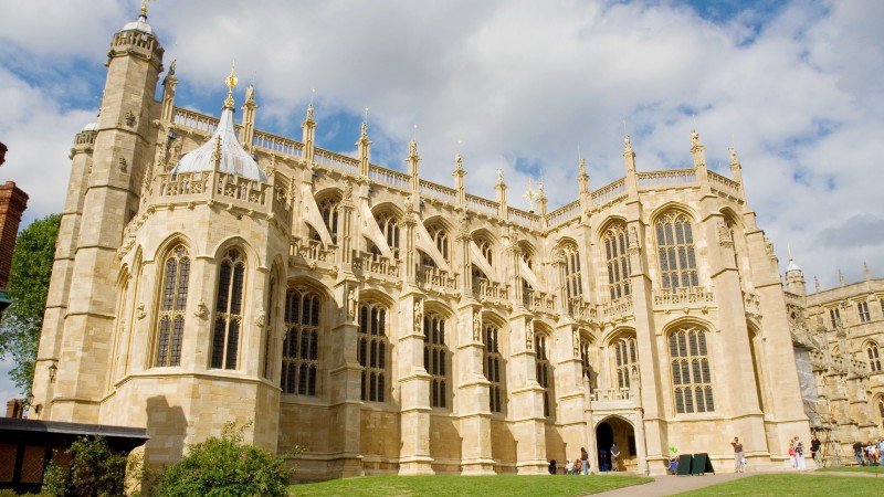 St. George's Chapel p� Windsor slott