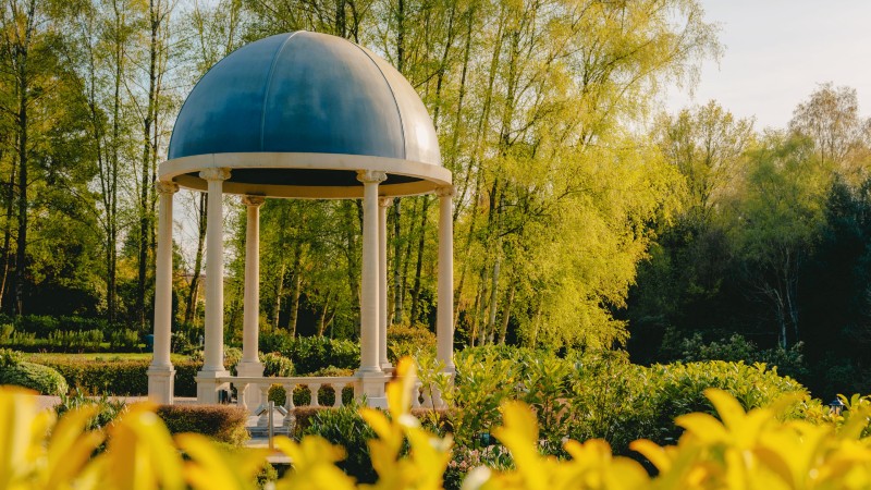 Paviljong i hagen p� The Spa Hotel