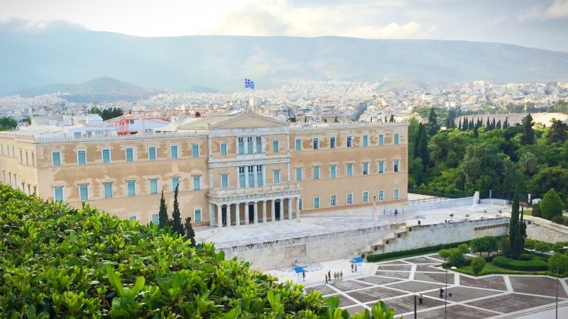 Parlamentet p� Syntagma-plassen