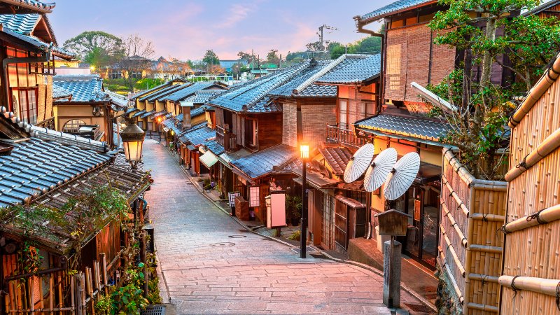 Tradisjonell gate i Kyoto