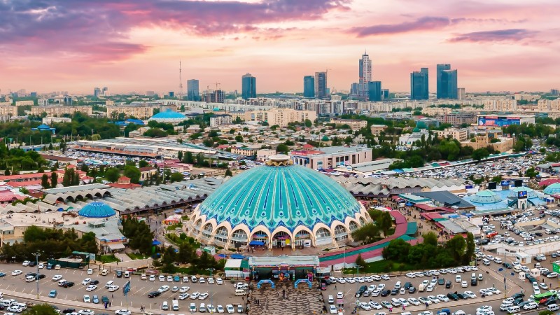 Chorsu Bazaar i Tasjkent