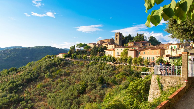 Montecatini Terme p� en h�yde