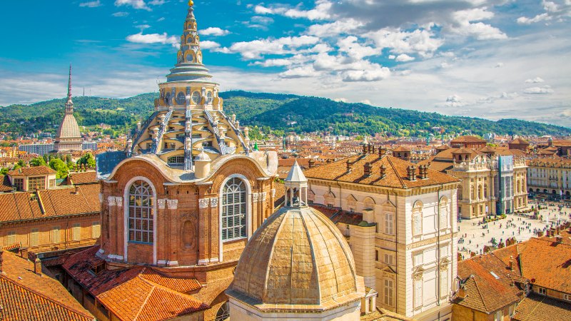 Fine murbygninger i Torino