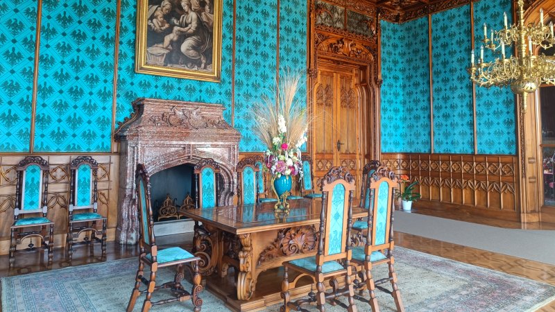 fin spisesal i Lednice-slottet