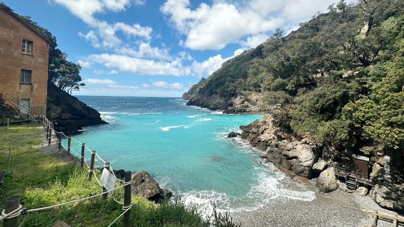 gammel bygning, sj� og tr�r