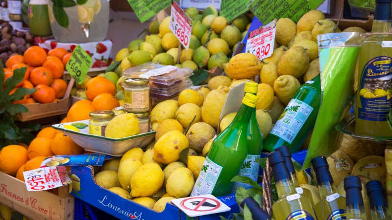 lokale produkter som sitroner