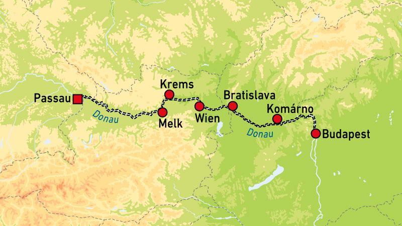 Passau - M�nchen - Oslo