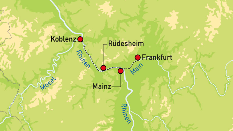 Koblenz - Frankfurt - Oslo